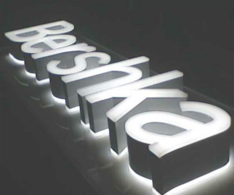 3D LED Shop Sign Letters 30cm Shop Sign Illuminated Exterior Signage 